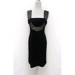 Black Halo Womens Dress Black Size 6